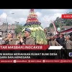 Meriahkan Tradisi Tiga Tahunan, Warga Tunggara Arak 12 Gunungan Hasil Bumi Meriahkan Tradisi Tiga Tahunan, Warga Tunggara Arak 12 Gunungan Hasil Bumi