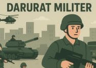 DARURAT MILITER - Ramai Soal Kebijakan Darurat Militer, Apa Artinya? Ini Hal yang Membatasi Masyarakat. Ilustrasi darurat militer. (Chatgpt.com/Ai/ Lulu Aulia Lisaholith)