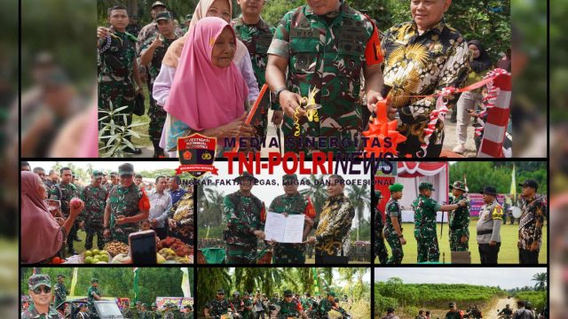 Danrem 022/PT : Dengan Semangat TMMD Mewujudkan Pemerataan Pembangunan dan Ketahanan Nasional di Wilayah