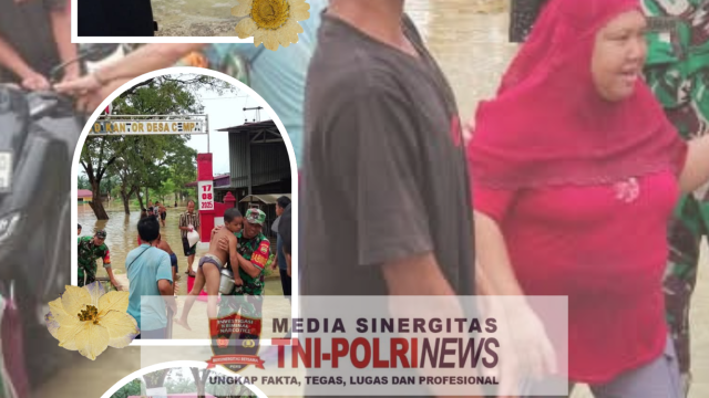 Pray for Hinai Hujan selama 3 hari, Menenggelamkan Hampir Seluruh Desa di Kecamatan Hinai ,Babinsa Kodim 0203/Lkt Sigap Evakuasi Warga