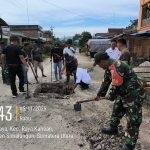 Semangat Gotong Royong, Babinsa Koramil 20/Raya Kahean Bersama Warga Bongkar Jembatan Gorong-Gorong di Kelurahan Sindar Raya Semangat Gotong Royong, Babinsa Koramil 20/Raya Kahean Bersama Warga Bongkar Jembatan Gorong-Gorong di Kelurahan Sindar Raya