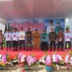 Wujud Syukur dan Kebersamaan, Babinsa Koramil 08/Bangun 02/07 Kodim SML Hadiri Tasyakuran HUT Ke-21 Nagori Gajing Jaya