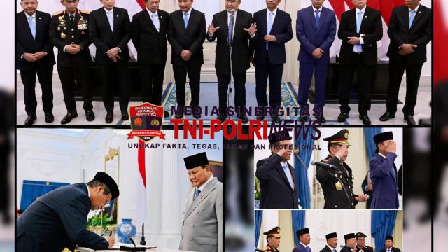 Presiden RI,Prabowo Subianto Melantik 10 Anggota Komisi Reformasi Polri Dan Ini Dia Nama - Namanya 