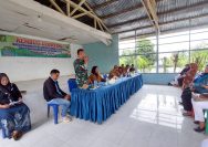 Babinsa Koramil 05/Serbelawan Dukung Upaya Penurunan Stunting di Nagori Bahung Kahean