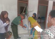 Babinsa Tanah Jawa Dampingi Kegiatan Posyandu, Wujud Kepedulian TNI terhadap Kesehatan Ibu dan Anak di Simalungun