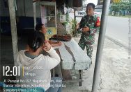 Babinsa Koramil Siantar Selatan Ajak Warga Siantar Marimbun Jaga Keamanan dan Ketertiban