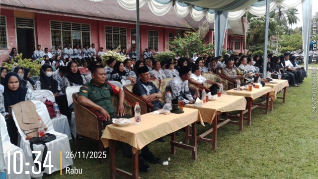 Babinsa Hadiri HUT PGRI ke-80, Wujud Apresiasi untuk Para Pahlawan Tanpa Tanda Jasa