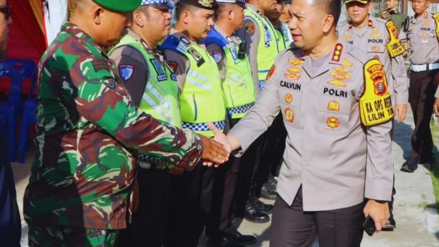 Kapolrestabes Medan Tinjau Kesiapan Pospam Patumbak Jelang Libur Akhir Tahun