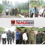 Pangdam XX/Tib Tinjau Progres Pembangunan Jembatan Bailey di Kayu Tanam Pangdam XX/Tib Tinjau Progres Pembangunan Jembatan Bailey di Kayu Tanam