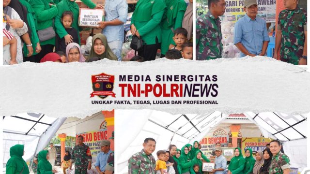 Kodim 0308/Padang Pariaman Kembali Salurkan Bantuan Kemanusiaan Dari KASAD ke Dua Titik Wilayah Terdampak Banjir