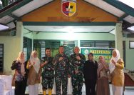 Panglima Komando Gabungan Wilayah Pertahanan (Pangkogabwilhan) Letjen TNI Kunto Arif Wibowo Beserta Rombongan Melakukan Kunjungan Silaturahmi Ke Koramil 02/Sungai Limau