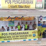 Sinergi TNI–Polri dan Personil Gabungan Jaga Kenyamanan Nataru, Pos Pam Simpang Sitahoan Berjalan Aman dan Kondusif