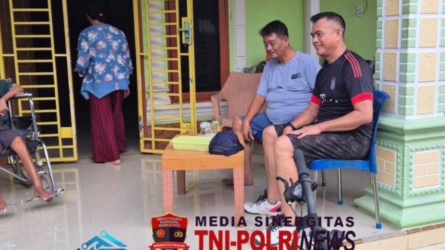Olahraga dengan Patroli Kamtibmas, Kapolsek Bosar Maligas Hadir Humanis dan Dekat dengan Masyarakat