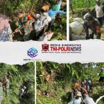 Babinsa Koramil 03/Siantar Selatan Gotong Royong Perbaiki Irigasi Demi Ketahanan Pangan