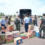 Lanud Iskandar Salurkan Bantuan untuk Korban Bencana di wilayah Sumatera Lanud Iskandar Salurkan Bantuan untuk Korban Bencana di wilayah Sumatera