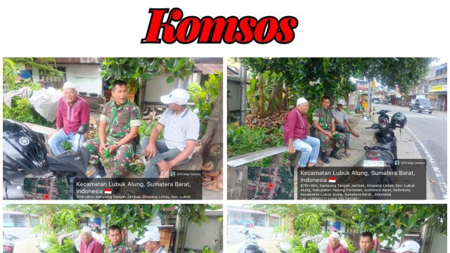 Babinsa Nagari Sungai Abang Gelar Komsos Bersama Warga Binaan