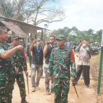 Kasad Tinjau Pembangunan Jembatan Armco di Hutanabolon, Tapanuli Tengah