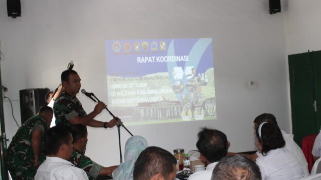 Kodim 0207/Simalungun Menggelar Rapat Koordinasi TMMD KE 127 TA. 2026