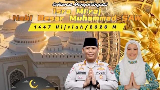 Isra Mi'raj 1447 H, Kapolres Simalungun Ajak Personel Perkokoh Iman dan Takwa untuk Mengabdi Kepada Masyarakat