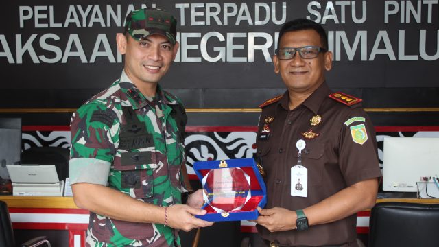 Pererat Sinergi TNI–Kejaksaan, Dandim 0207/Simalungun Kunjungi Kejari Simalungun