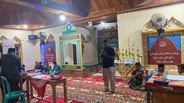 Babinsa Hadiri Wirid Bulanan Kecamatan Batang Anai
