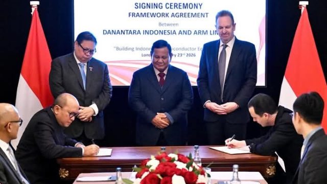 Presiden Prabowo Saksikan Kemitraan Danantara–Arm, Indonesia Percepat Lompatan Industri Semikonduktor