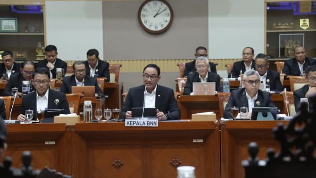 BNN PAPARKAN CAPAIAN KINERJA 2025 DAN RENCANA STRATEGIS 2026 DALAM RAPAT KERJA DENGAN KOMISI III DPR RI