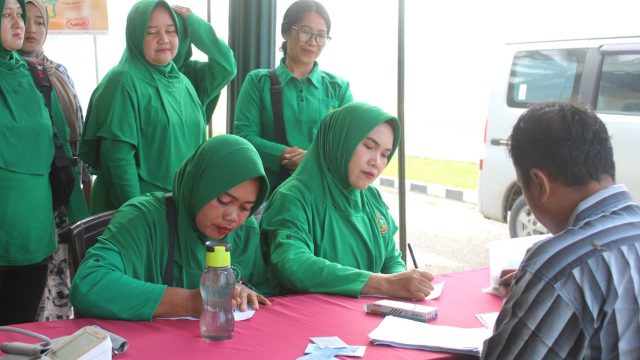 Dalam Rangka HUT Ke-80 Persit, Kodim 0207/Simalungun Gelar Donor Darah