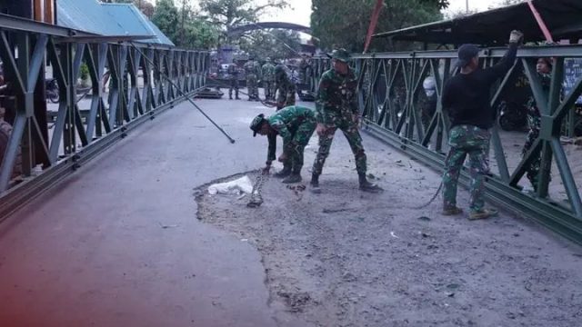 Percepat Pemulihan, Kodam I/BB Terima Kedatangan 3 Set Jembatan Modular di Pelabuhan Belawan