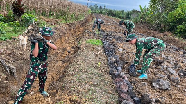 Satgas TMMD Ke-127 Kodim 0207/Simalungun Kebut Pembangunan Infrastruktur di Nagori Limag