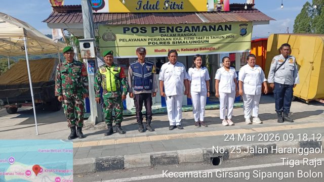 Sinergi Tanpa Henti di Parapat, TNI-Polri dan Instansi Terkait Jaga Keamanan Wisata 24 Jam Penuh