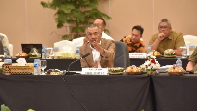 Kunjungan kerja Spesifik Komisi III DPR RI ke Lampung, Anggota Komisi III DPR RI Sarifudding Sudding Mendorong Kedepankan Berantas Narkoba 