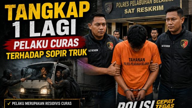 Sat Reskrim Polres Pelabuhan Belawan Tangkap 1 Lagi Pelaku Curas Terhadap Sopir Truk.