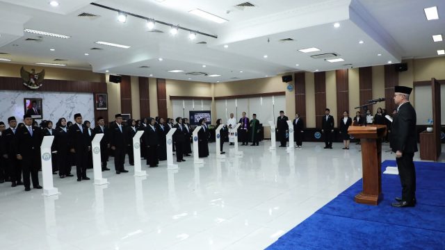 LANTIK 214 PEJABAT, BNN TEGUHKAN KOMITMEN WAR ON DRUGS FOR HUMANITY.
