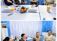 Hangat dan Dialogis: Usai dari Bogor, Seskab Teddy Temui Perwakilan Federasi Buruh di Monas.