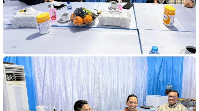 Hangat dan Dialogis: Usai dari Bogor, Seskab Teddy Temui Perwakilan Federasi Buruh di Monas.