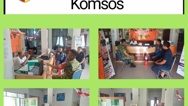 Babinsa Melaksanakan Komsos Dengan Perangkat Desa