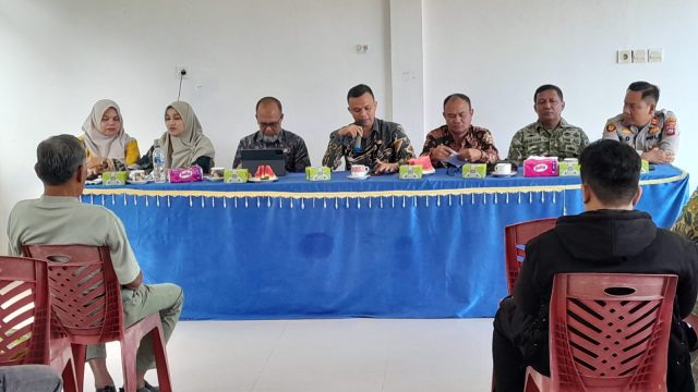 Peduli Ketahanan Pangan, Danramil 03/Sungai Sarik Hadiri Rapat Koordinasi Komisi Irigasi