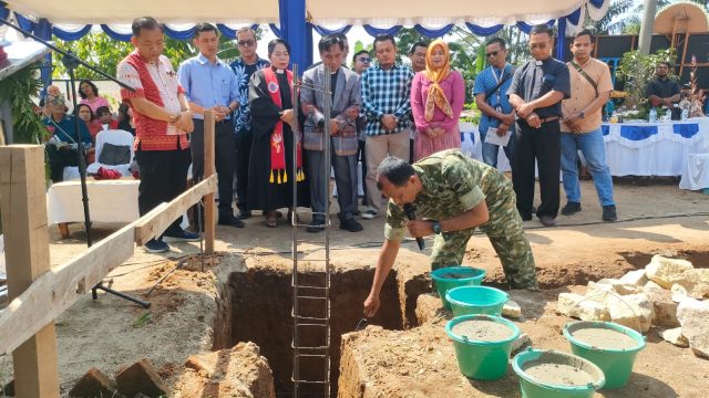 Peletakan Batu Penjuru Gereja GMI Karang Sari Permai, Wujud Nyata Kebersamaan dan Toleransi di Pematangsiantar