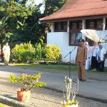 Babinsa 09/Batang Anai Hadiri Apel Gabungan Tingkat Kecamatan Di Batang Anai.