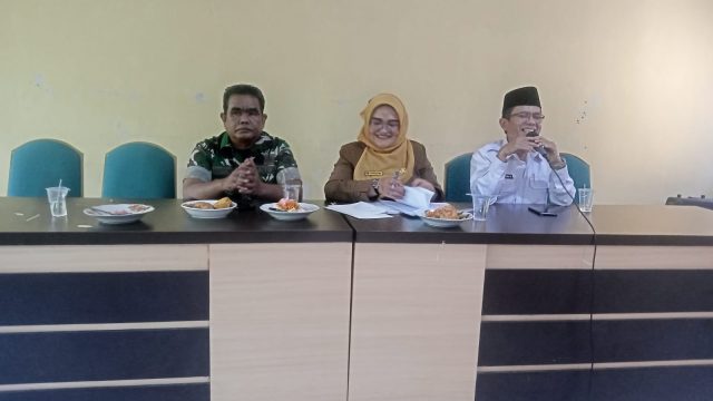 Babinsa Koramil 09/Batang Anai Hadiri Rapat Koordinasi Tingkat Kecamatan.