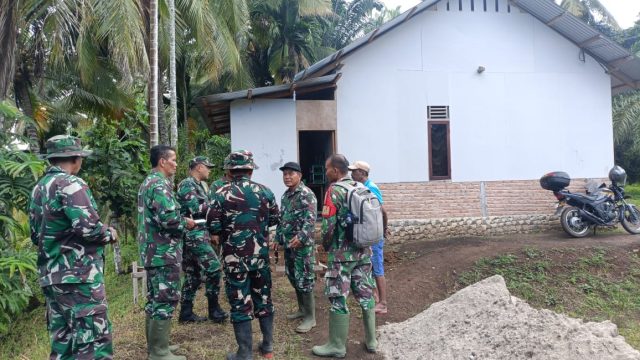 Dansatgas,TMMD Ke-128 Tahun 2026 Meninjau Beberapa Titik Sasaran Di Nagari Batu Gadang.