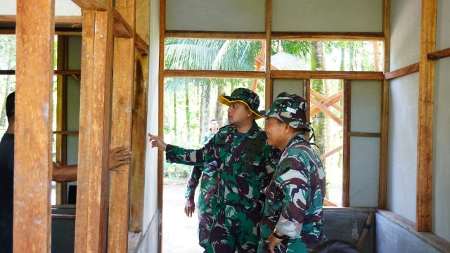 Dansatgas TMMD Ke-128 Tinjau Progres Pembangunan di Nagari Batu Gadang.