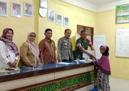Babinsa Koramil 03/Sungai Sariak Monitoring Penyaluran BLT-Dana Desa.