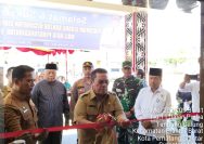 Danramil Siantar Barat Hadiri Peresmian Kantor Kecamatan, Wujud Sinergi Membangun Pelayanan Publik yang Lebih Baik.