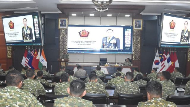 Panglima TNI Berikan Kuliah Umum kepada Pasis Dikreg LXVII Seskoad