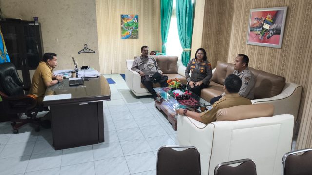 GELAR SAMBANG DAN KOORDINASI, KASAT BINMAS POLRES BINJAI JALIN SINERGI DENGAN PEMERINTAH KECAMATAN BINJAI UTARA.