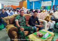 WAKILI DANRAMIL, BABINSA KORAMIL 06/PERDAGANGAN HADIRI HAFLAH AKHIRUSSANNAH SD/SMP MUHAMMADIYAH PERDAGANGAN.