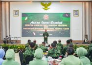 Pangkostrad Pimpin Lepas Sambut Asintel dan Danpom Kostrad serta Pelepasan Personel Purna Tugas.