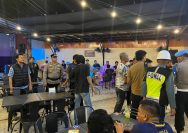 Polres Tanjungbalai Besrta Tim Gabungan, TNI dan BNN Razia Sejumlah Tempat Hiburan Malam.